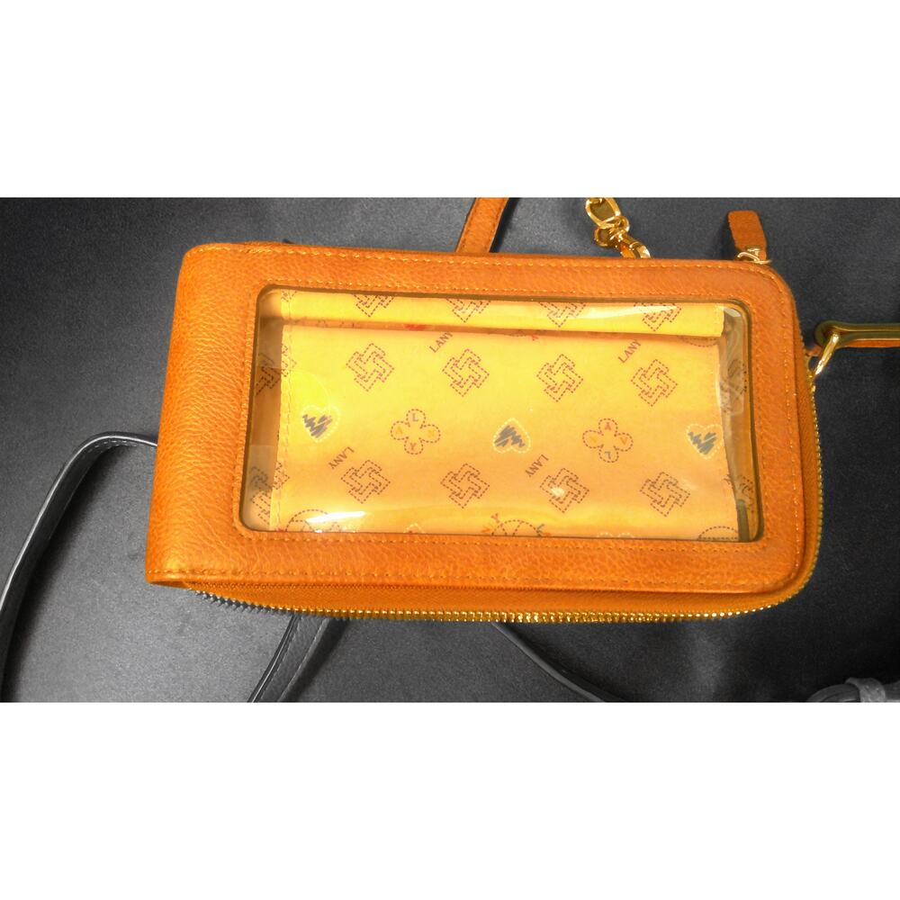 LANY Betty Boop Paris Faux Leather Cellphone Wallet Crossbody Bag